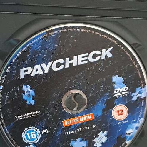 Paycheck DVD new, authentic movie