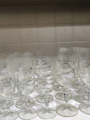 Crystal glasses like new