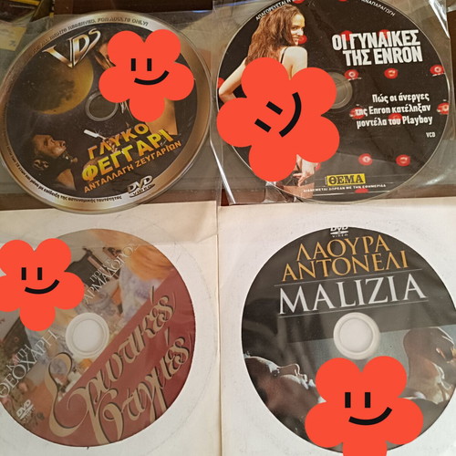 DVD movie pack 20 adult DVDs including 4 Greek, like new