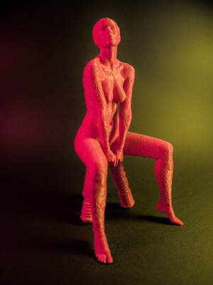 3D Printed Female Model Figurine new, 20 cm height
