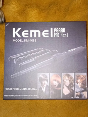 Kemei KM-4083 Ferro Pro 4 in 1 Curling Iron new