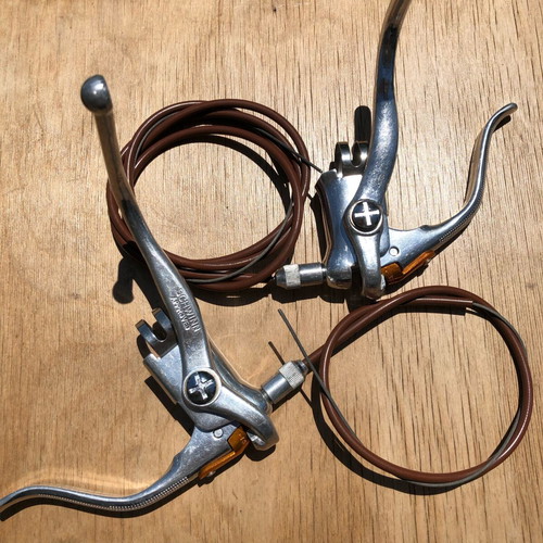 Schwinn Approved brake lever set with double safety levers new, Japan