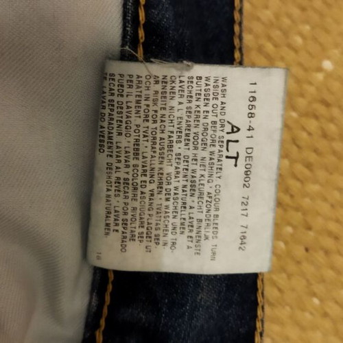 Lee men's pants used, size W30-36, blue