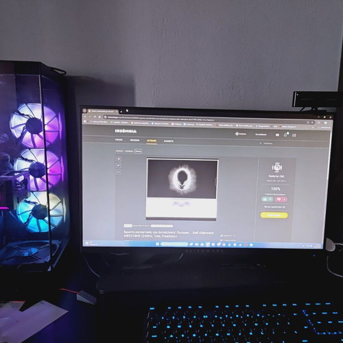 Dell Alienware AW2518HF gaming monitor like new, 240Hz, 1ms, FreeSync