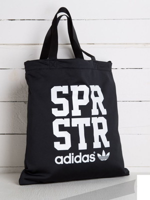 Adidas Shopper τσάντα Originals Superstar SPRSTR Tote μαύρη καινούργια