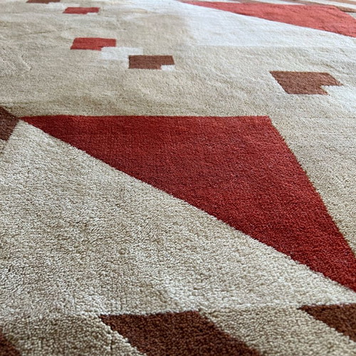 Living room rug used 1.90 x 1.50 m with geometric design
