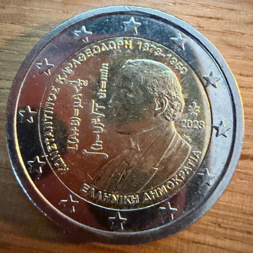 2€ Konstantinos Karatheodoris coin new