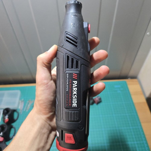 Cordless multitool used with many accessories