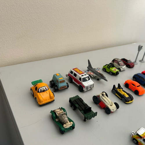 Toy cars used very small vintage