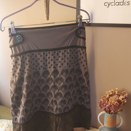 Skirt handmade, used, with lining, from Syros Cosmos