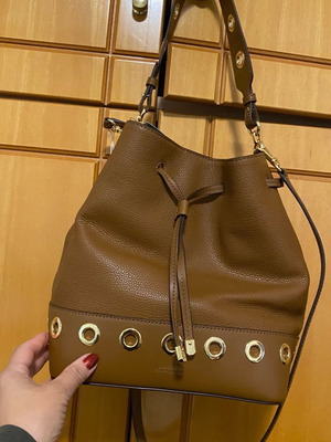 Ralph Lauren crossbody bag new, genuine leather with gold studs