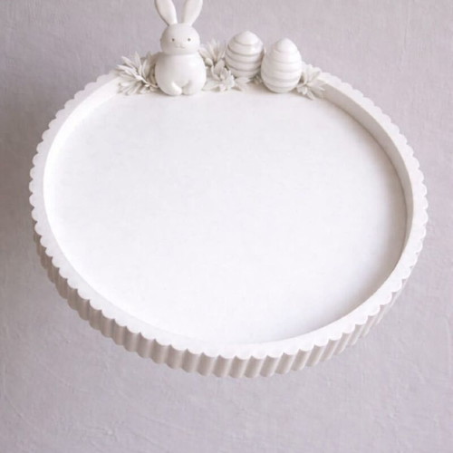 Easter decorative tray with bunny new