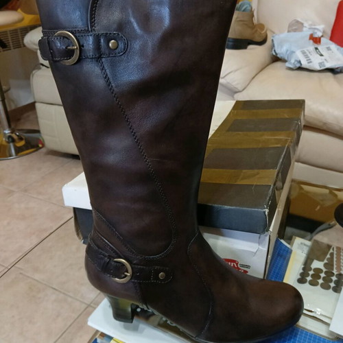 Sunshine knee-high boots brown like new size 41