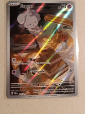 Espurr Pokémon card new, perfect order 095/088