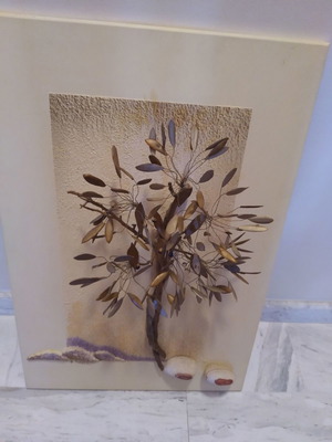Olive tree painting like new, height 65 cm, width 43 cm