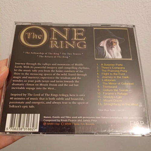 The One Ring CD like new inspired by The Lord of the Rings