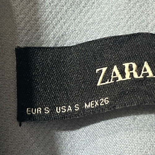 Zara Basic mid-length turquoise jacket like new, size S