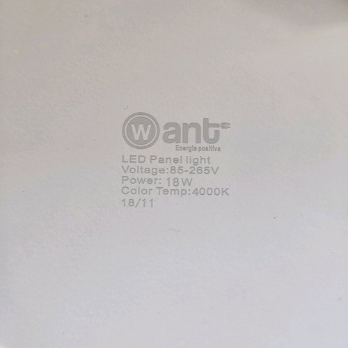 Led recessed lights used, pack of 5, 22cm, white and red