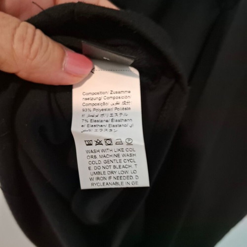 Shein black top with lace size L like new