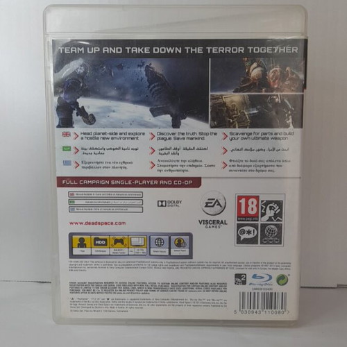Dead Space 3 PS3 game, excellent condition, English version