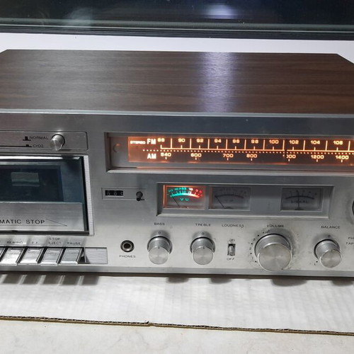 Vintage GBC Stereo Center used, AM/FM radio, cassette player, amplifier