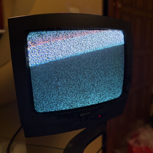 Philips Vintage CRT TV like new, black