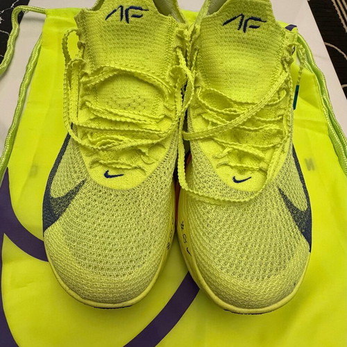 Nike Air Zoom AlphaFly Next 3% used yellow athletic shoes No43