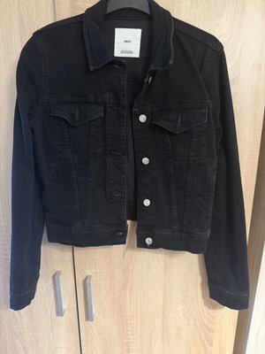 Mango denim jacket like new, black, size M