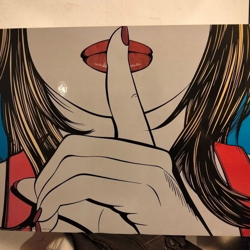 IKEA Vintage 'Sssshhh' Wall Art by Deborah Azzopardi