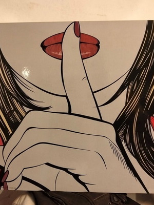 IKEA Vintage 'Sssshhh' Wall Art by Deborah Azzopardi