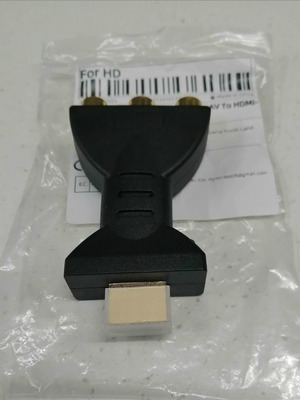 HDMI αντάπτορας συμβατός με καλώδιο AV 3RCA Lotus Head κόκκινο λευκό κίτρινο