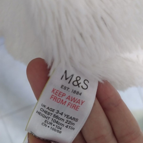 Marks & Spencer jacket with fur lining like new, size 104 cm