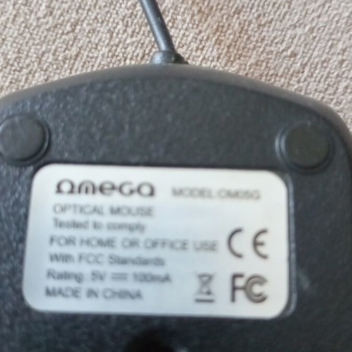 Omega computer mouse used, working