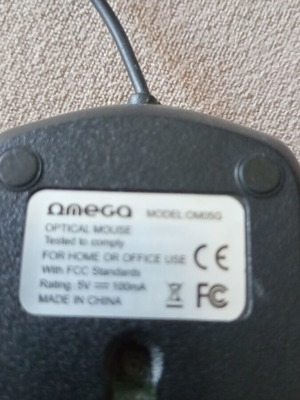 Omega computer mouse used, working