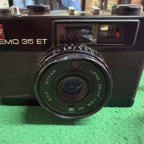 GAF Memo 35 ET vintage 35mm φωτογραφική μηχανή μεταχειρισμένη, χωρίς δοκιμή