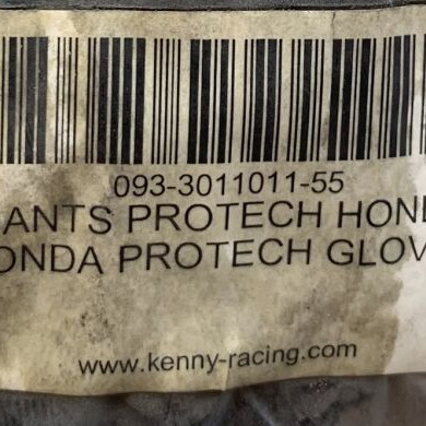 Honda Protech by Kenny Racing motorcycle gloves like new, vintage deadstock, size M