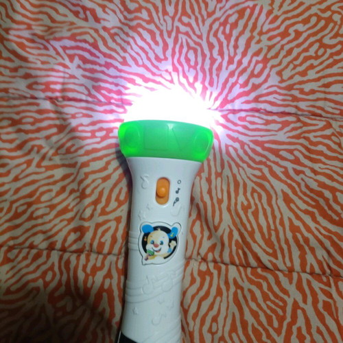 Fisher Price microphone used with music