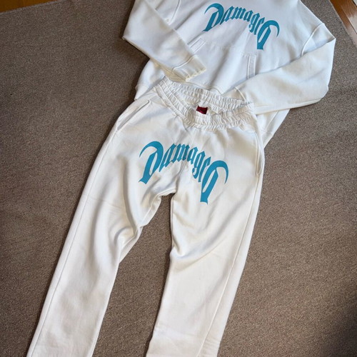 Damaged baby blue set like new
