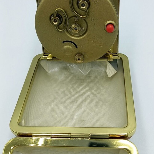 Peter mechanical travel clock like new, analog, tabletop