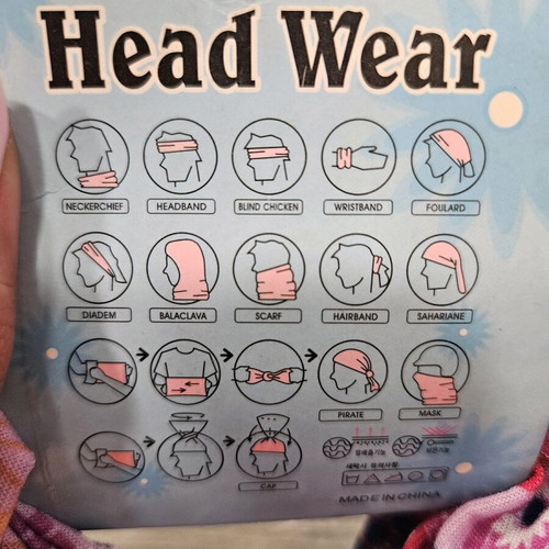 Bandanas new with various wearing styles