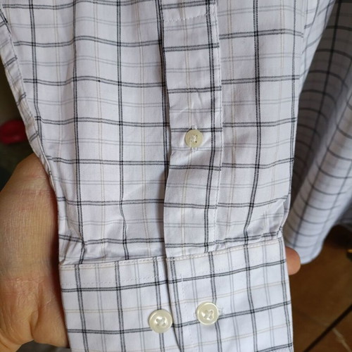 Angelo Litrico men's dress shirt XL, like new, 100% cotton, checked