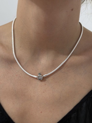 Pandora κολιέ 45 εκ., ασημί