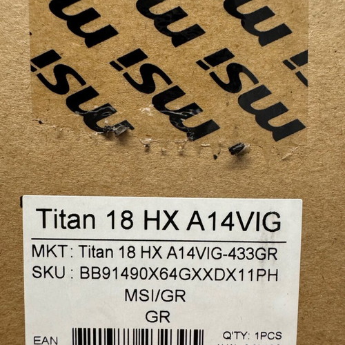 MSI Titan 18 HX A14VIG i9-14900HX 64GB RAM 2TB SSD RTX 4090 like new