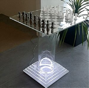 Μοναδικο Σκακι απο αυθεντικο Plexiglass
