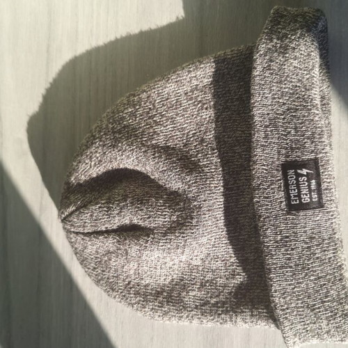 Emerson hat new, white and gray, size M