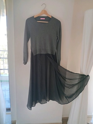 Pink Woman Blouse/Dress Front Opening Size S Like New