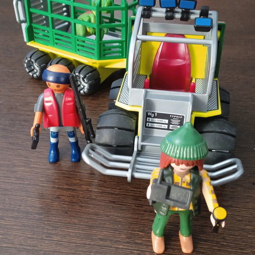 Playmobil used with figures and vehicle