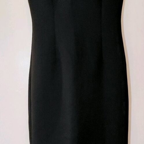 Calvin Klein Coctail midi dress like new, size S/M, black