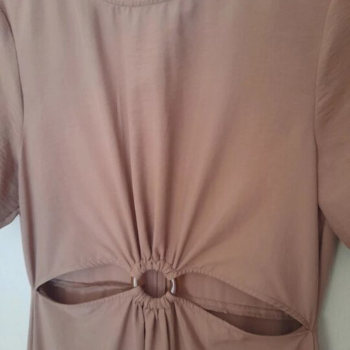 Zara dress like new, beige, breathable fabric, perfect design