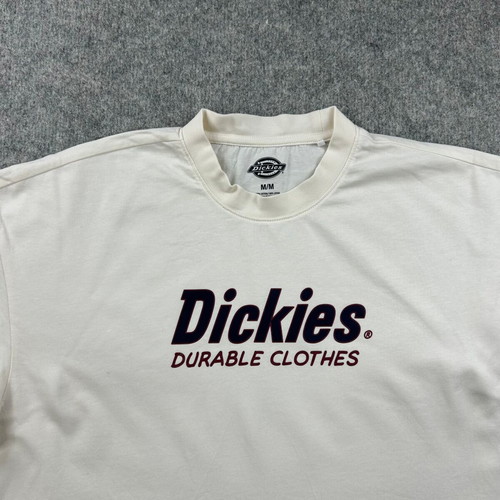 Dickies Durable Clothes men's white T-shirt, size M